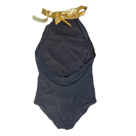Kingdom & State halter one piece swimsuit sz M - Picture 2 of 14